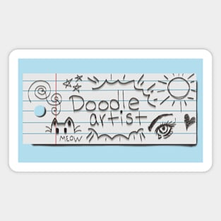 Doodle Artist Magnet